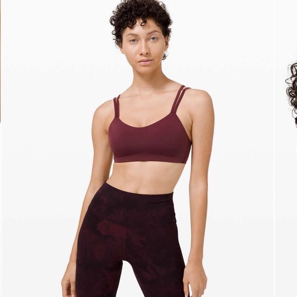 lululemon athletica Other - red cassis like a cloud bra 4